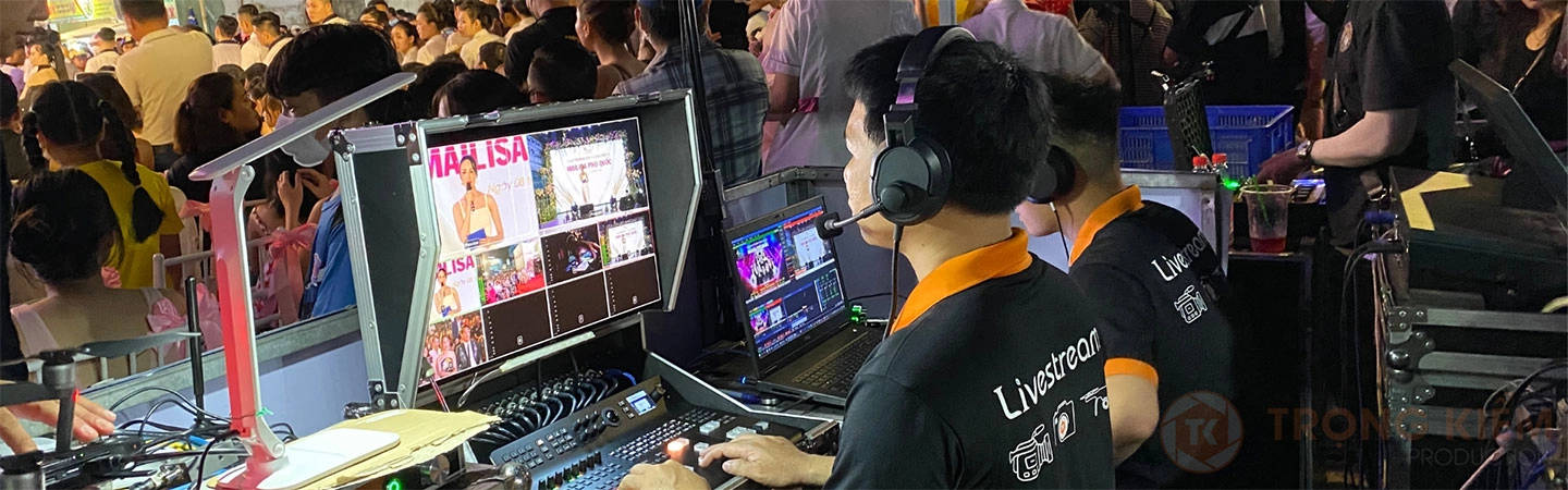 Cho thuê bộ thiết bị livestream kèm kỹ thuật setup vận hành
